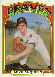 1972 Topps Baseball Cards      214     Mike McQueen